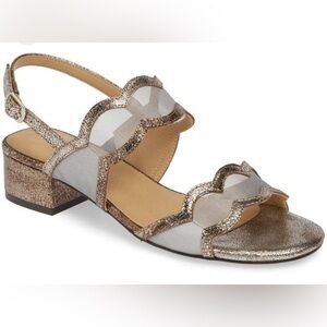Vaneli - Hesper Scalloped Sling Back  Sandals